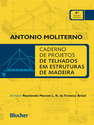 cover image of Caderno de projetos de telhados em estruturas de madeira